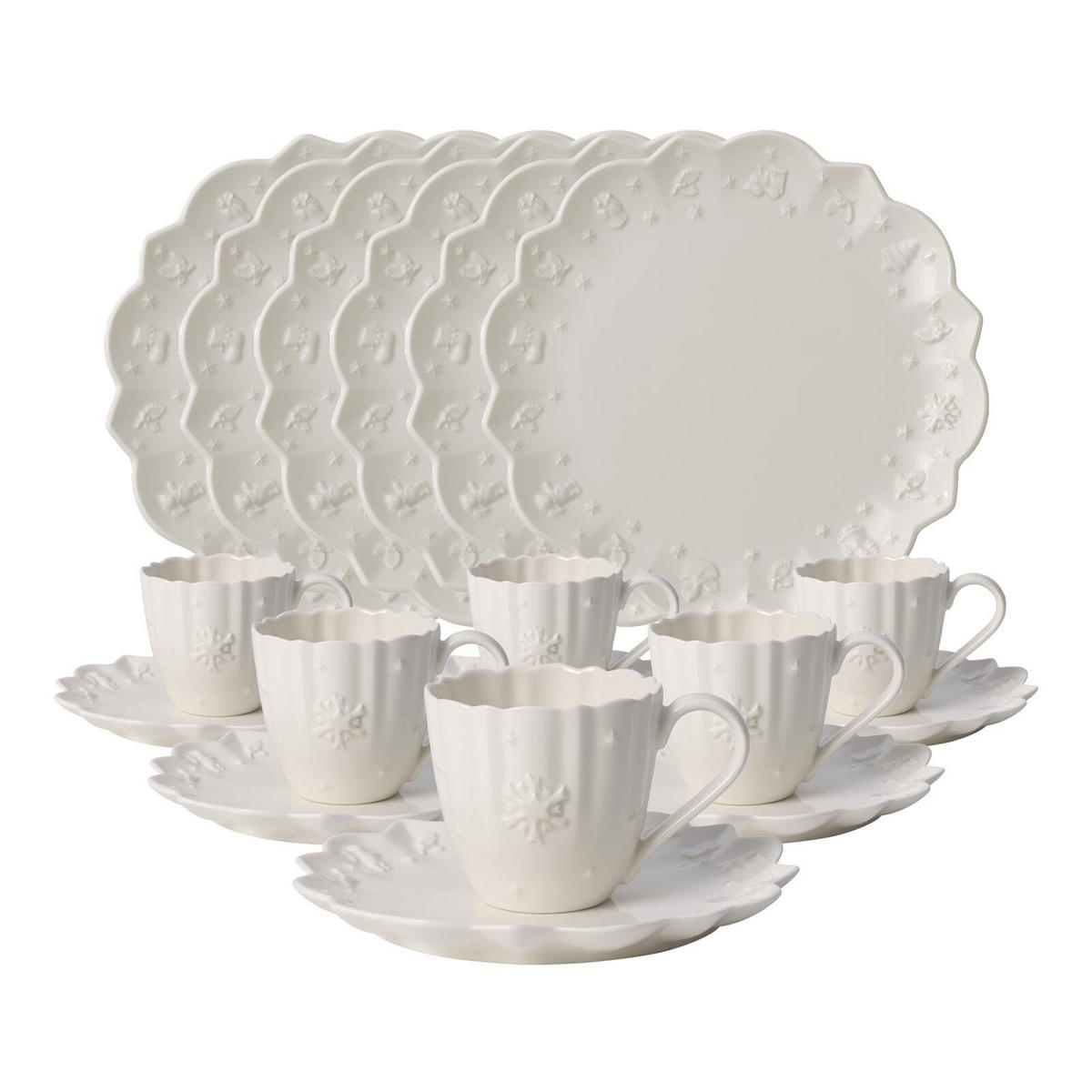 KAFFEESERVICE Toy's Delight Royal Classic weiß 18er Set - Weiß, Keramik (1/1/1cm) - Villeroy & Boch