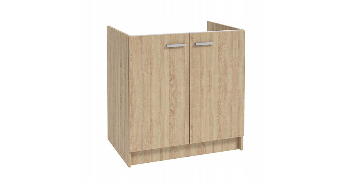 Stamar SPÜLUNTERSCHRANK 80cm mit Spüle Sonoma-Eiche jetzt nur online ➤
