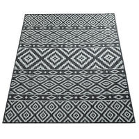 OUTDOORTEPPICH 120/170 cm Coco 201 - Schwarz, Textil (120/170cm) - Paco Home