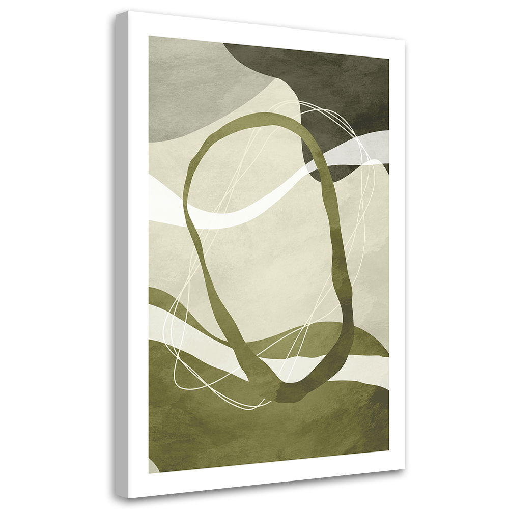 KUNSTDRUCK Grün 60/90 cm - Grün, Textil (60/90cm) - KUNSTLOFT
