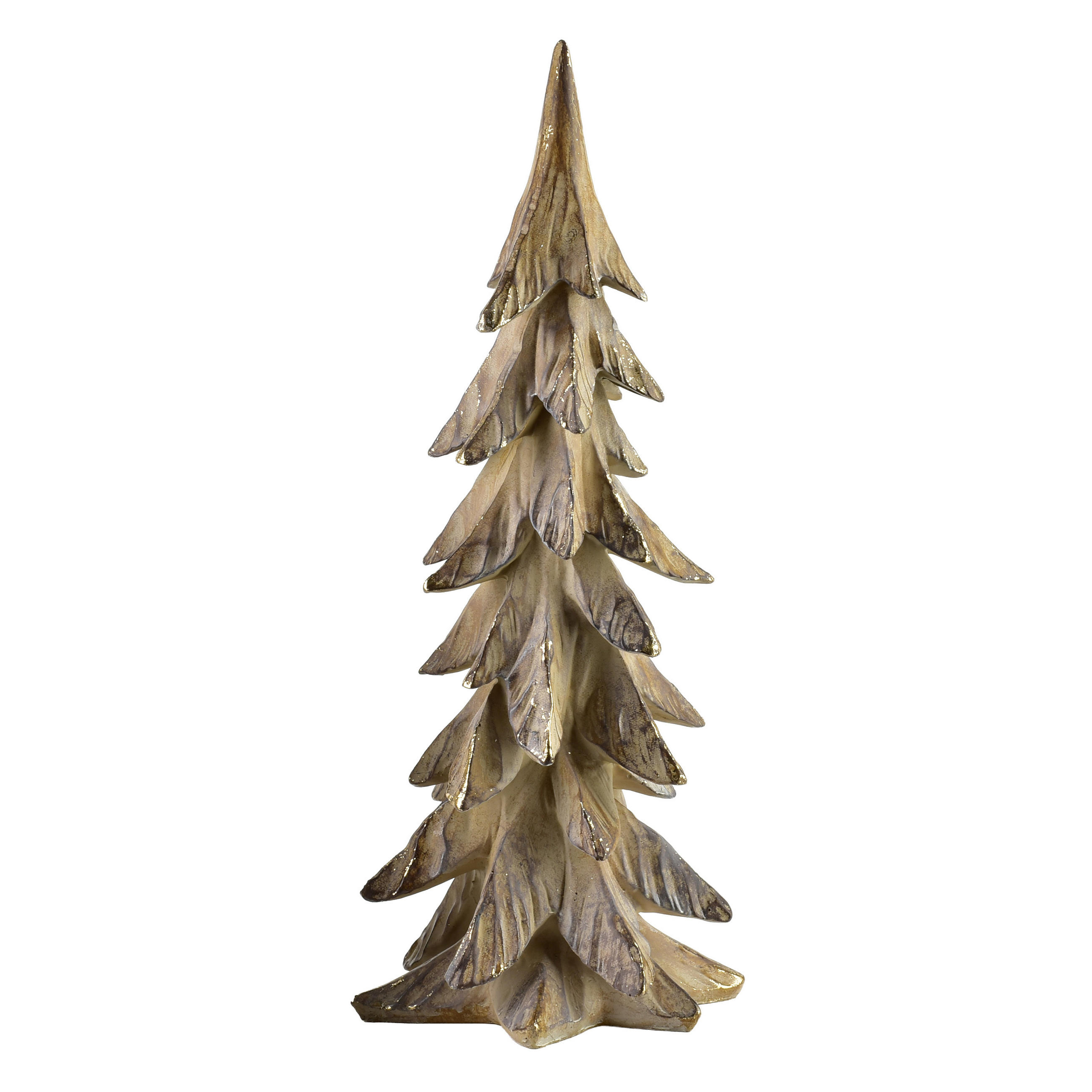 DEKOFIGUR Santa Lila Braun 16,5x15,5x44 cm Kunststoff - Braun, Kunststoff (15.5/44/16.5cm) - Mondex