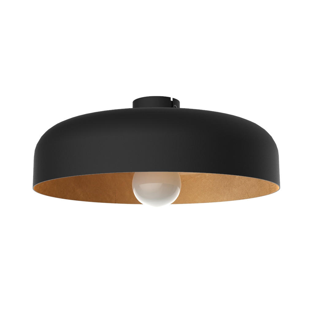 DECKENLEUCHTE Tuzzi - Goldfarben, Metall (40/40/12cm) - Lumicom