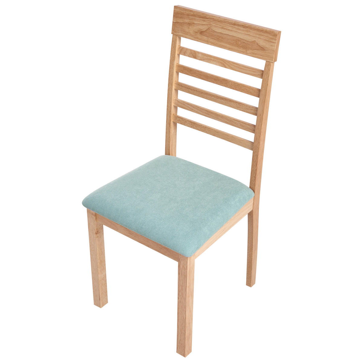 ESSZIMMERSTUHL 2er-Set Mintgrün Ortley - Braun/Mintgrün, Holz (40/96/51cm) - Beliani