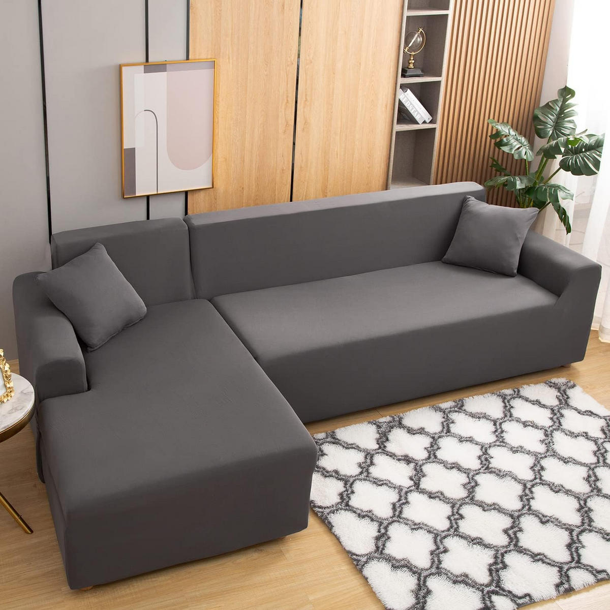 SOFAÜBERWURF 1/2/3/4 Sitzer, Universal (1 Stück) - Grau, Textil (90/110cm) - Kaket
