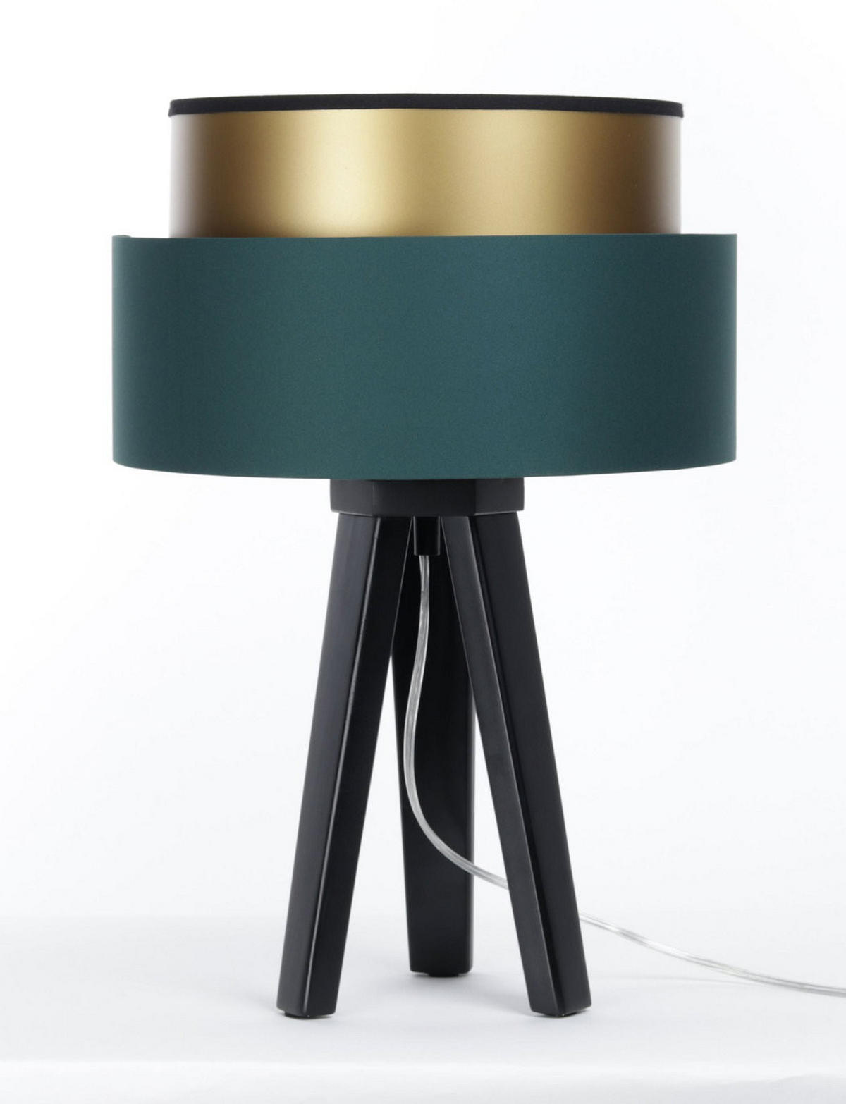 TISCHLAMPE Grün 30/45 cm - Goldfarben, Kunststoff (30/0.7/45cm) - ONZENO