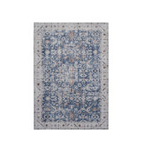 KURZFLOR-TEPPICH Visco Blau/Creme 160x230 cm - Multicolor, Textil (160/230cm) - Vercai Rugs