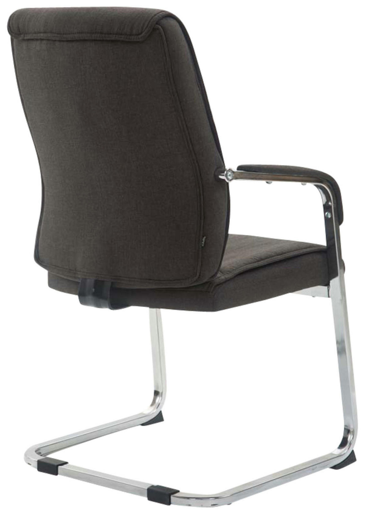 SCHWINGSTUHL 2er Set Stoff dunkelgrau - Dunkelgrau, Textil/Metall (58/102/65cm) - CLP