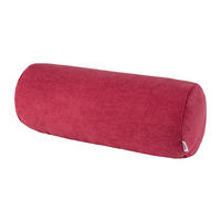 NACKENROLLENHÜLLE FarbTon Chenille-Haptik himbeer-rot 40/15 cm - Rot, Textil (15/40cm) - beties Heimtextil