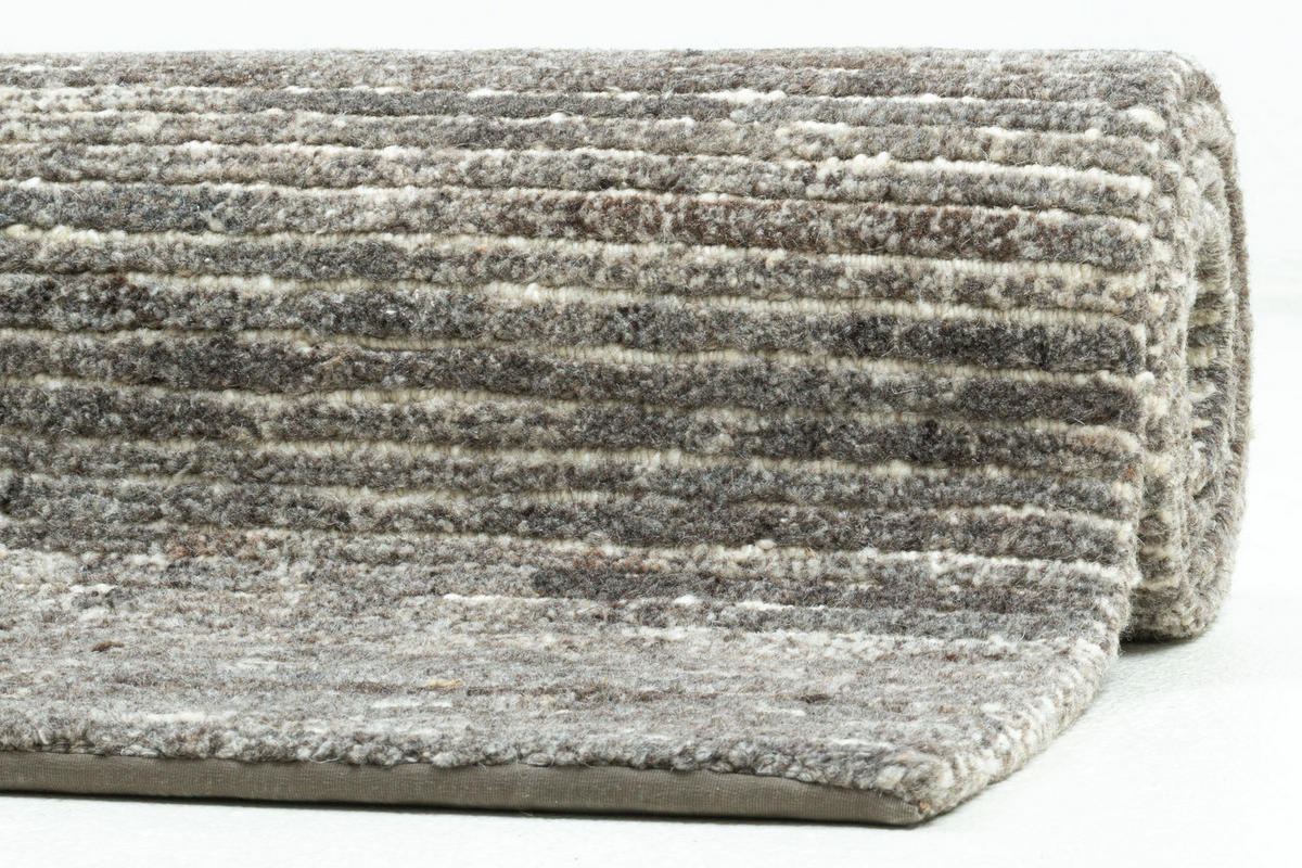 WOLLTEPPICH Uwe Düne 90x160 cm - Braun, Textil (90/160cm) - Sansibar SYLT