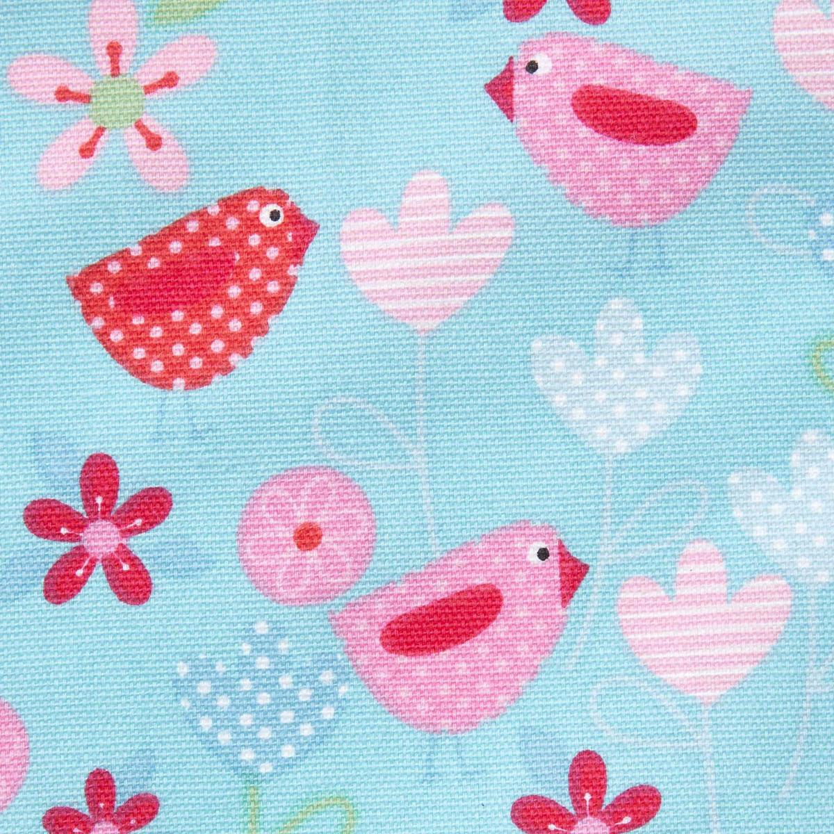 KOCHSCHÜRZE Vögel & Blumen, 100% Baumwolle - Blau, Textil (80/85cm) - Homescapes