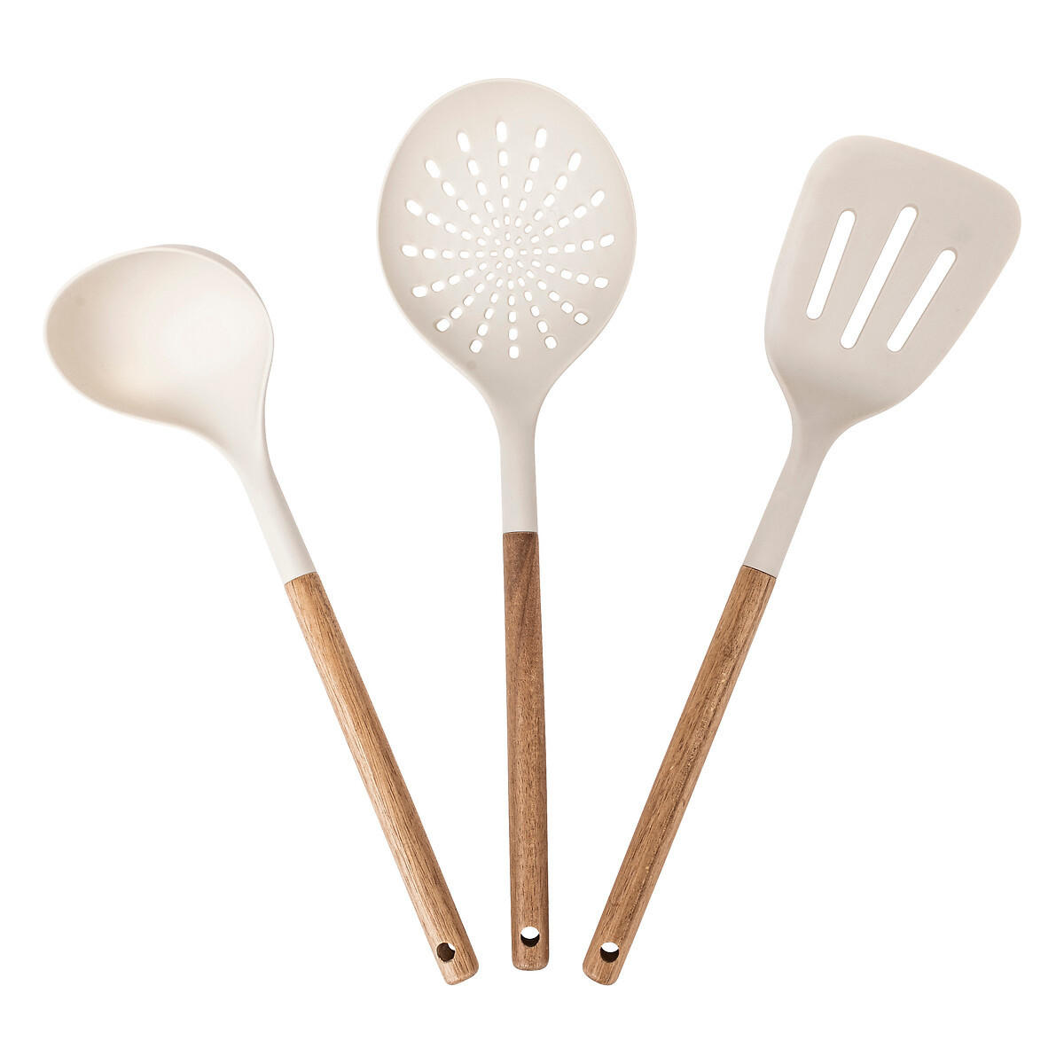 KÜCHENUTENSILIEN Harmony 3er-Set - Beige, Kunststoff - 5five Simply Smart