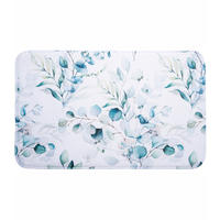 BADTEPPICH Eukalyptus 50 x 80 cm - Weiß, Textil (50/80cm) - Sanilo