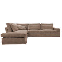 ECKSOFA COMFORTO STANDARD CORD Links 314 x 224 cm - Braun, Textil (224/314cm) - AN-Moebel 4u