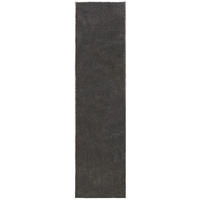 TEPPICH samtweich Uni-Muster 100% recycelt umweltfreundlich TUMMEL, Anthrazit 60x230 cm - Anthrazit, Textil (60/230cm) - KADIMA DESIGN