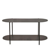 COUCHTISCH - Metall - Schwarz - Schwarz, Metall (100/51/45cm) - Drawer