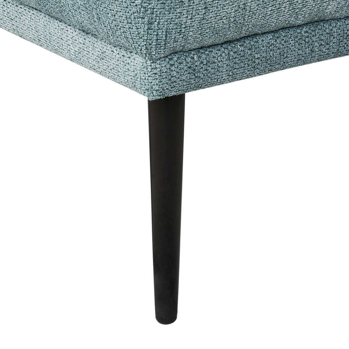 ČALOUNĚNÉ LEHÁTKO CHAISE LONGUE LEVOSTRANNÉ Látka Modré Artheze - modrá/černá, textil (148/70/64cm) - Beliani