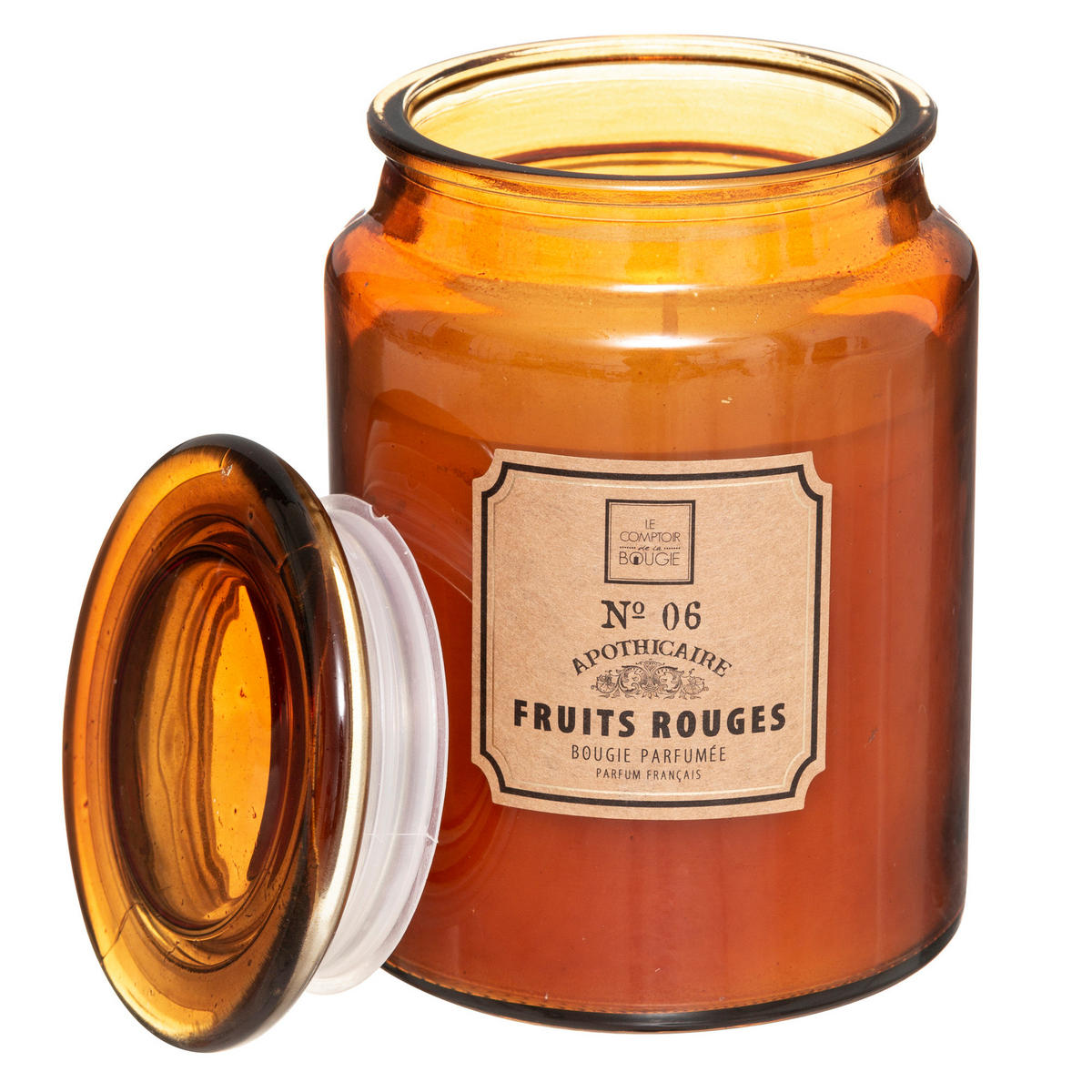 DUFTKERZE im Dekoglas 10/10/14,5 cm - Orange, Glas (10/14.5cm) - Atmosphera Createur d´interieur