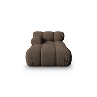 CHAISELONGUE links Bellis aus 3D-Stoff braun - Braun, Textil (94/70/155cm) - Micadoni