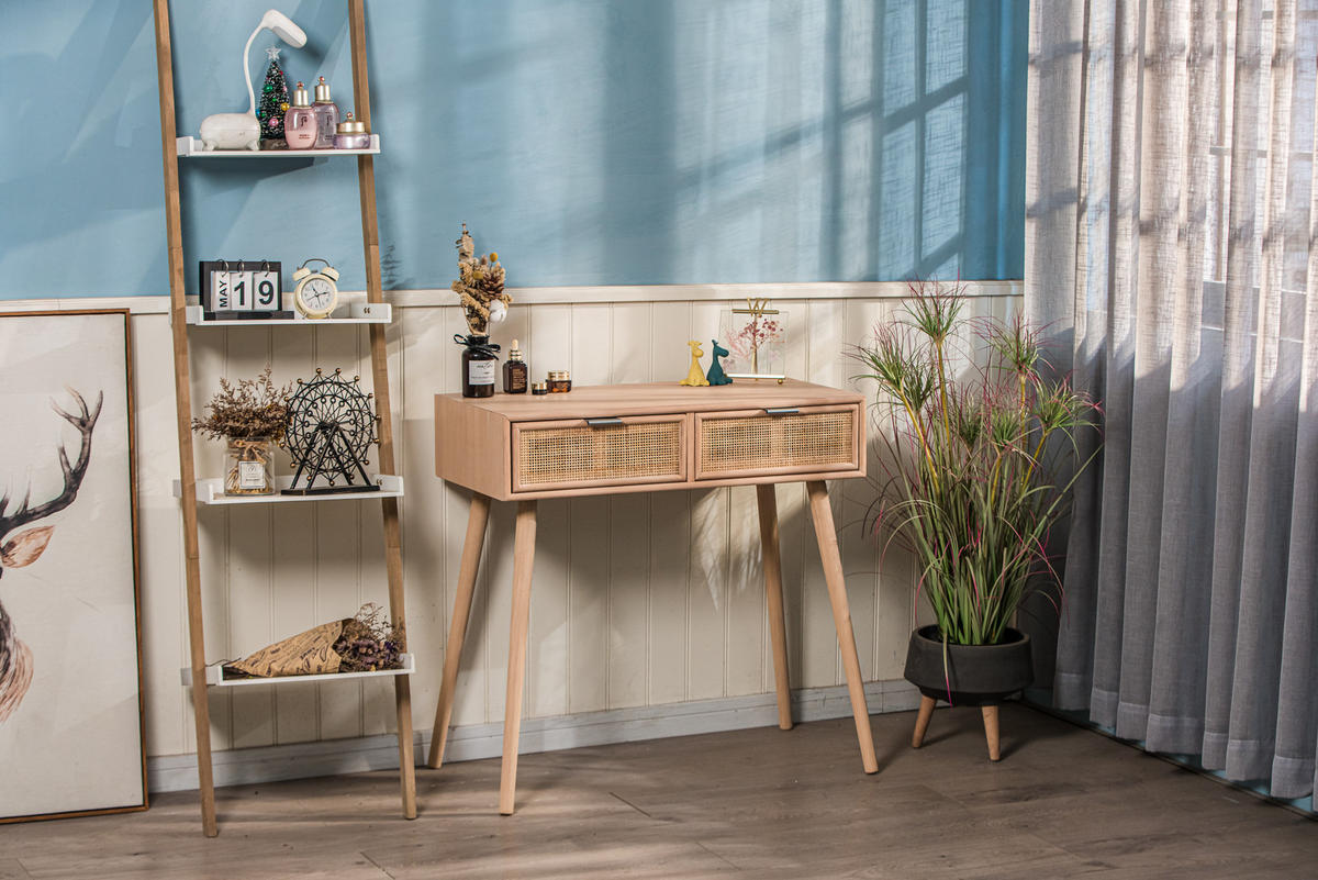 KONSOLENTISCH Rechteckig Braun 80 x 42 x 79 cm - Braun, Holz (42/80/79cm) - Nordlys