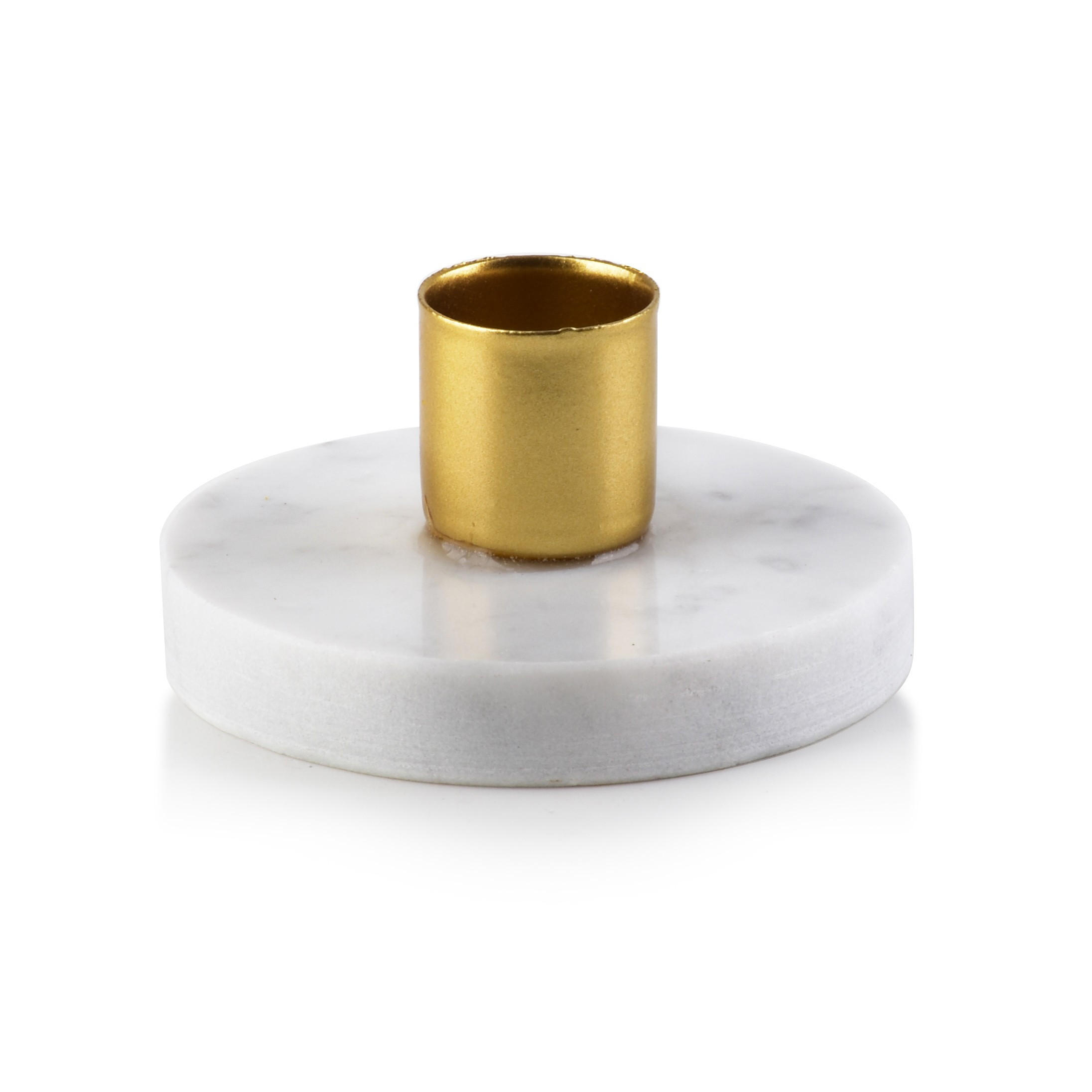 KERZENHALTER Cedric Gold 8/4/4 cm Metall - Goldfarben, Metall (4/4/8cm) - Mondex