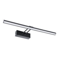 SPIEGELLEUCHTE LED Schwarz 4200K 40,4/17,1/4 cm - Schwarz, Kunststoff (17/40/4cm) - EMKE