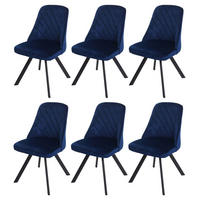 ESSZIMMERSTUHL Blau - Blau, Textil (48/84/51cm) - MCW