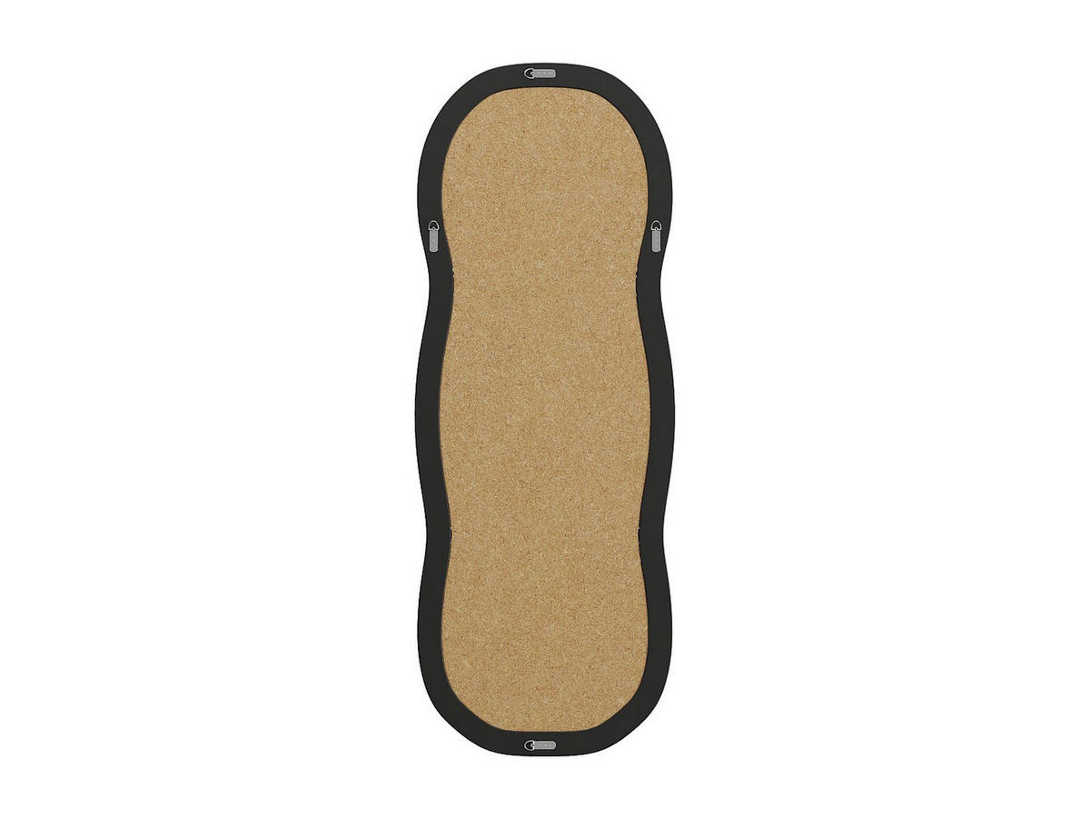 WANDSPIEGEL - 60 cm x 3.5 cm - Holz, Platte - Schwarz - TAYLI - Schwarz, Holz (60/160/3.5cm) - Vente-Unique