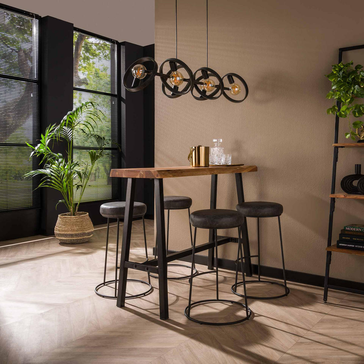 BARTISCH Edge Braun 46/125/ 92 cm - Braun, Holz (125/92/46cm) - Hoyz Collection