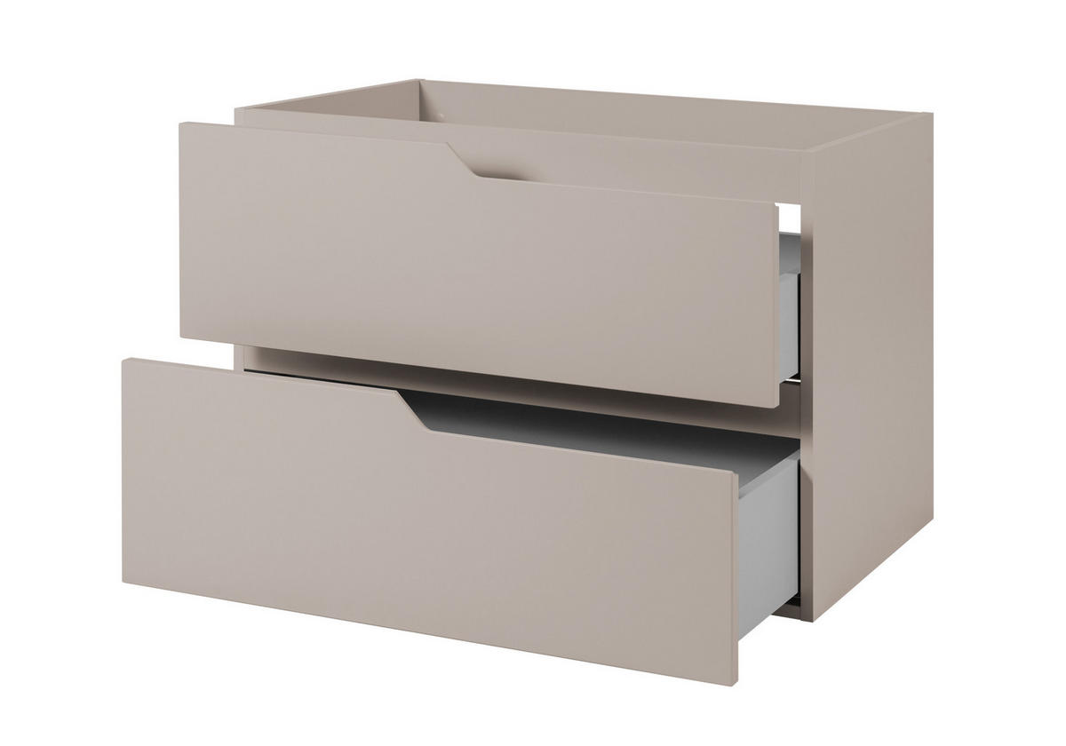 BADEZIMMERSCHRANK: Kaschmir, 80 x 57 x 46 cm - Kaschmir, Holzwerkstoff (80/57/46cm) - 3XE LIVING