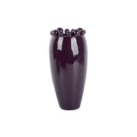 VASE Cadiz Dotty Large - Lila - 30 cm - Lila, Stein (30cm) - Present Time