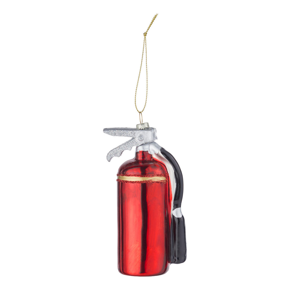 BAUMANHÄNGER HANG ON Feuerlöscher - Rot, Glas (4/12/5cm) - Butlers