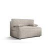 SOFA Mira ohne Armlehnen mit Schlaffunktion - Creme, Textil (131/90/85cm) - SIMKAM Furniture