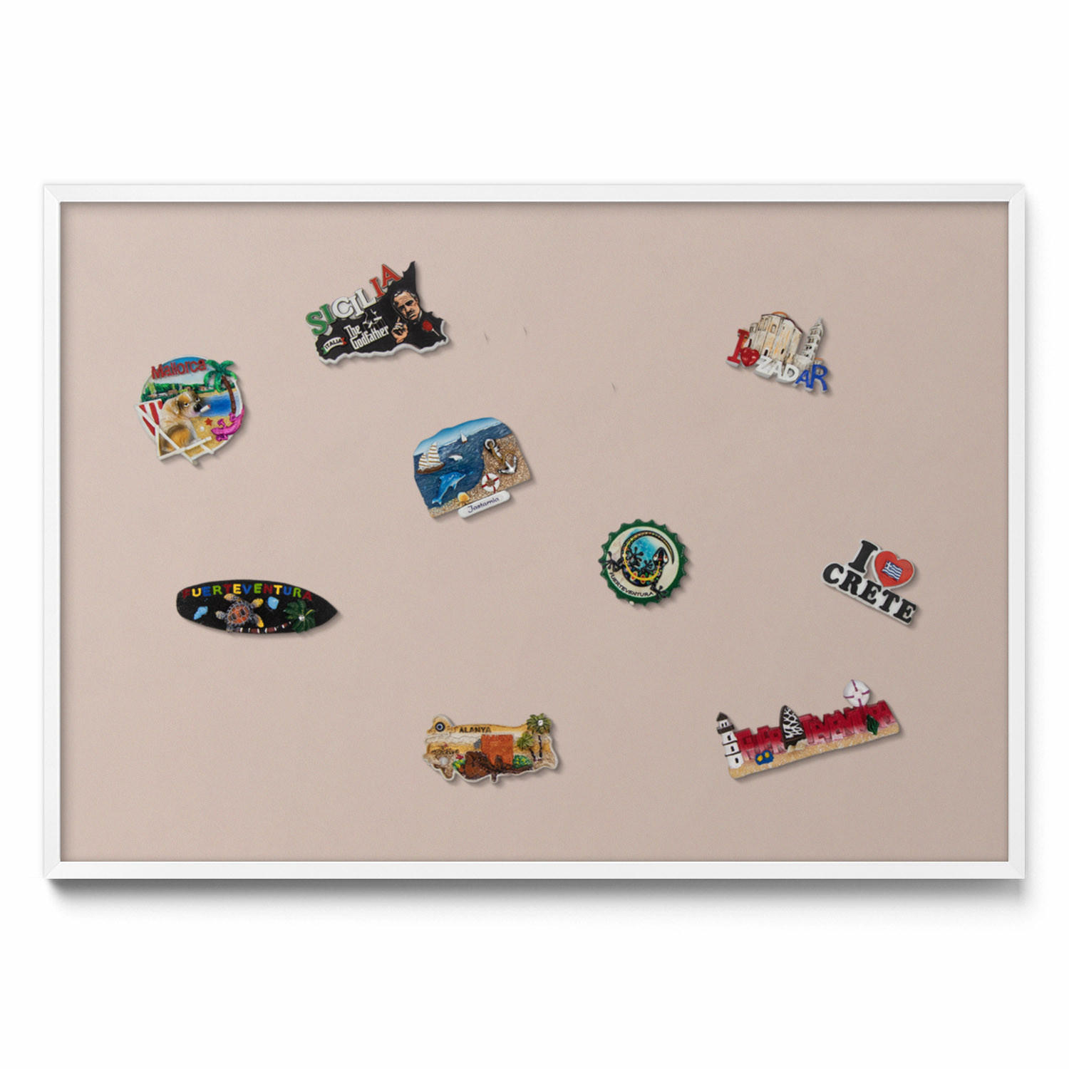 Tulup Magnettafel Pastellgrün 100x70x0.4 cm