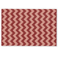 PREPRAŽNIK ZA VRATA Cikcak 60x40 cm - bordo, umetna masa (60/0.4cm) - MuchoWow