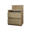 NACHTTISCH Malwa M1 - Sonoma Eiche, Holzwerkstoff (32/58/40cm) - MIRJAN24