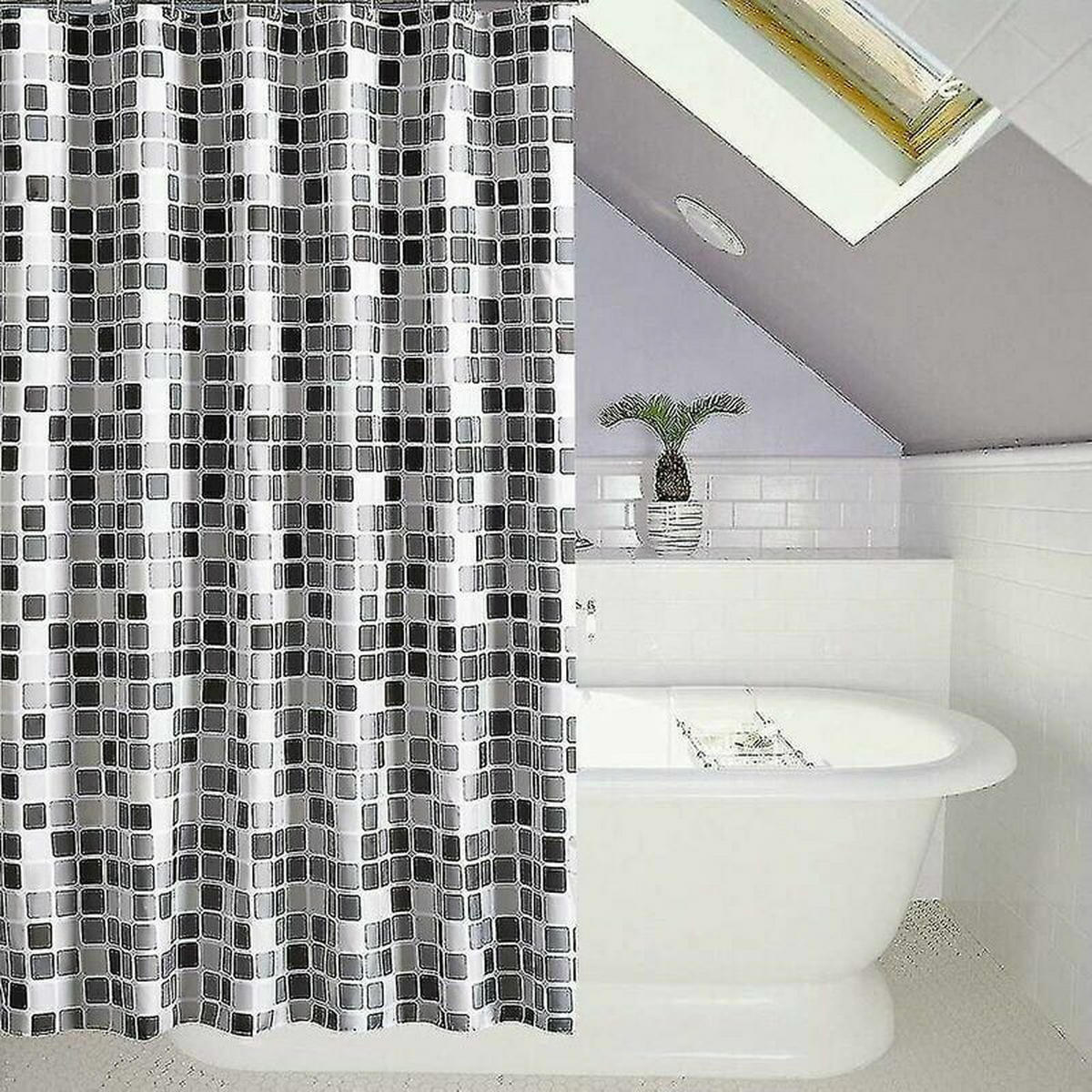 DUSCHVORHANG Polyester weich schimmelresistent antibakteriell wasserabweisend - Multicolor, Textil (200/200cm) - MCBOSON
