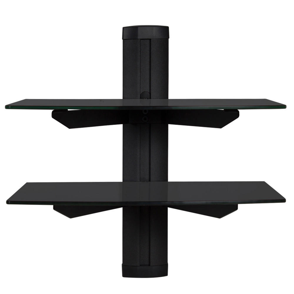 WANDREGAL ,45 x 42 x 30 cm,schwarz - Schwarz, Metall (30/45/42cm) - tectake