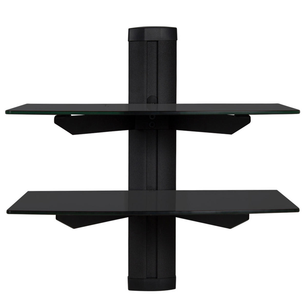 WANDREGAL ,45 x 42 x 30 cm,schwarz - Schwarz, Metall (30/45/42cm) - tectake