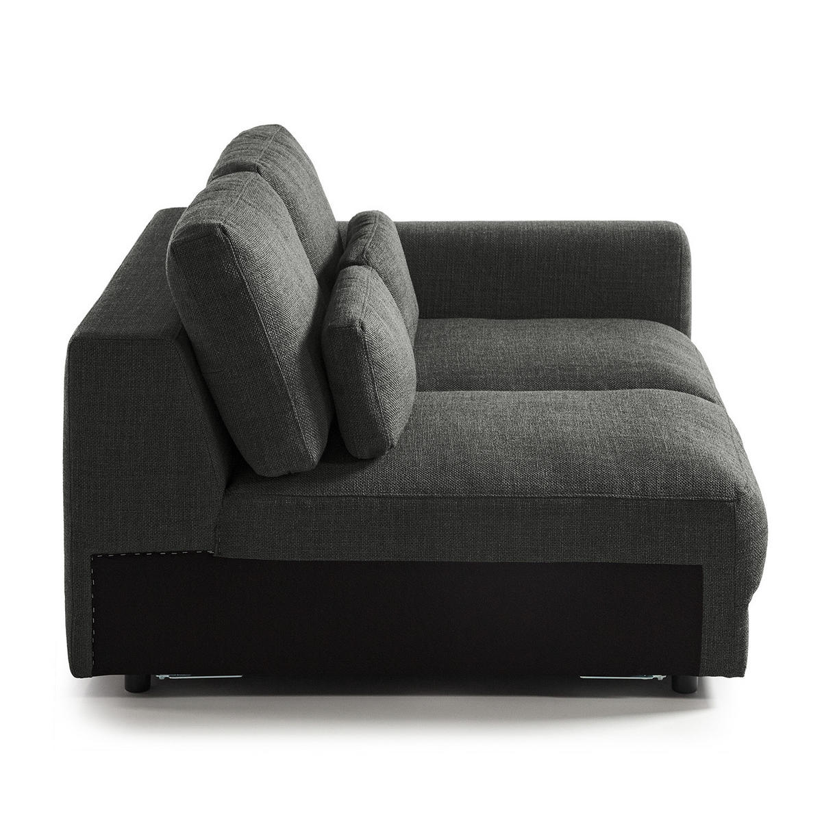 2-SITZER MODULSOFA - Grau, Textil (158/80/117cm) - home24