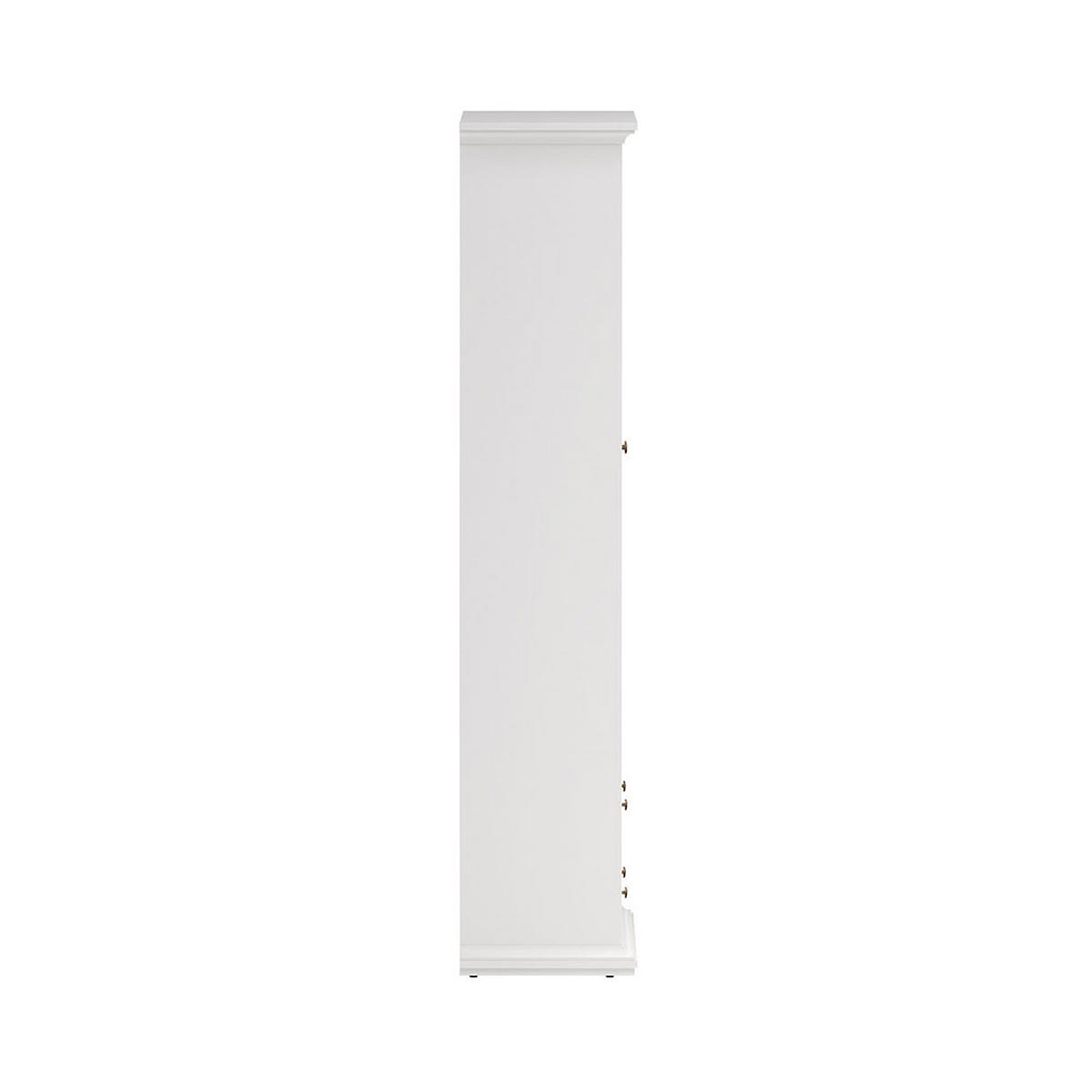 VITRINE Weiß - Weiß, Holzwerkstoff (96/201/42cm) - ebuy24