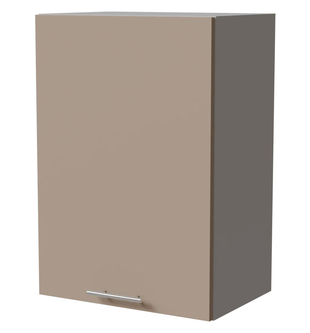 HÄNGESCHRANK Brerra W2/50 Grau / RAL 1019 graubeige Matt 50 / 32,5 / 72cm - Graubraun/Grau, Holz/Holzwerkstoff (50/72/32.5cm) - Feldmann-Wohnen