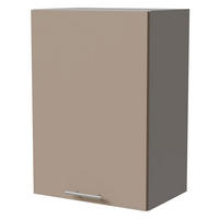 HÄNGESCHRANK Brerra W2/50 Grau / RAL 1019 graubeige Matt 50 / 32,5 / 72cm - Graubraun/Grau, Holz/Holzwerkstoff (50/72/32.5cm) - Feldmann-Wohnen
