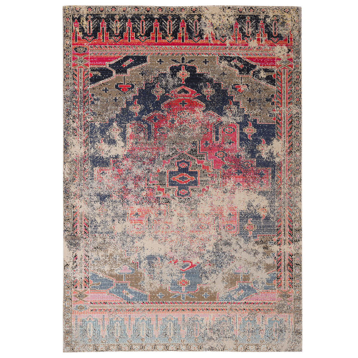 DESIGNER TEPPICH VINTAGE ZOE ORIENT KLASSIK VERLAUF - Blau, Textil (120/170cm) - Pergamon