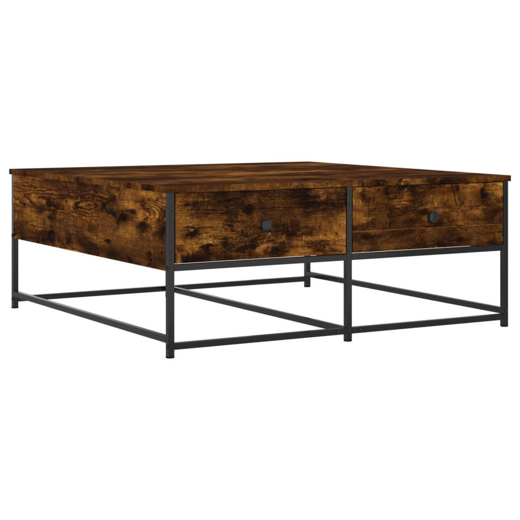 COUCHTISCH Räuchereiche 100x99x40 cm Holzwerkstoff - Braun, Holzwerkstoff (99/100/40cm) - furnicato