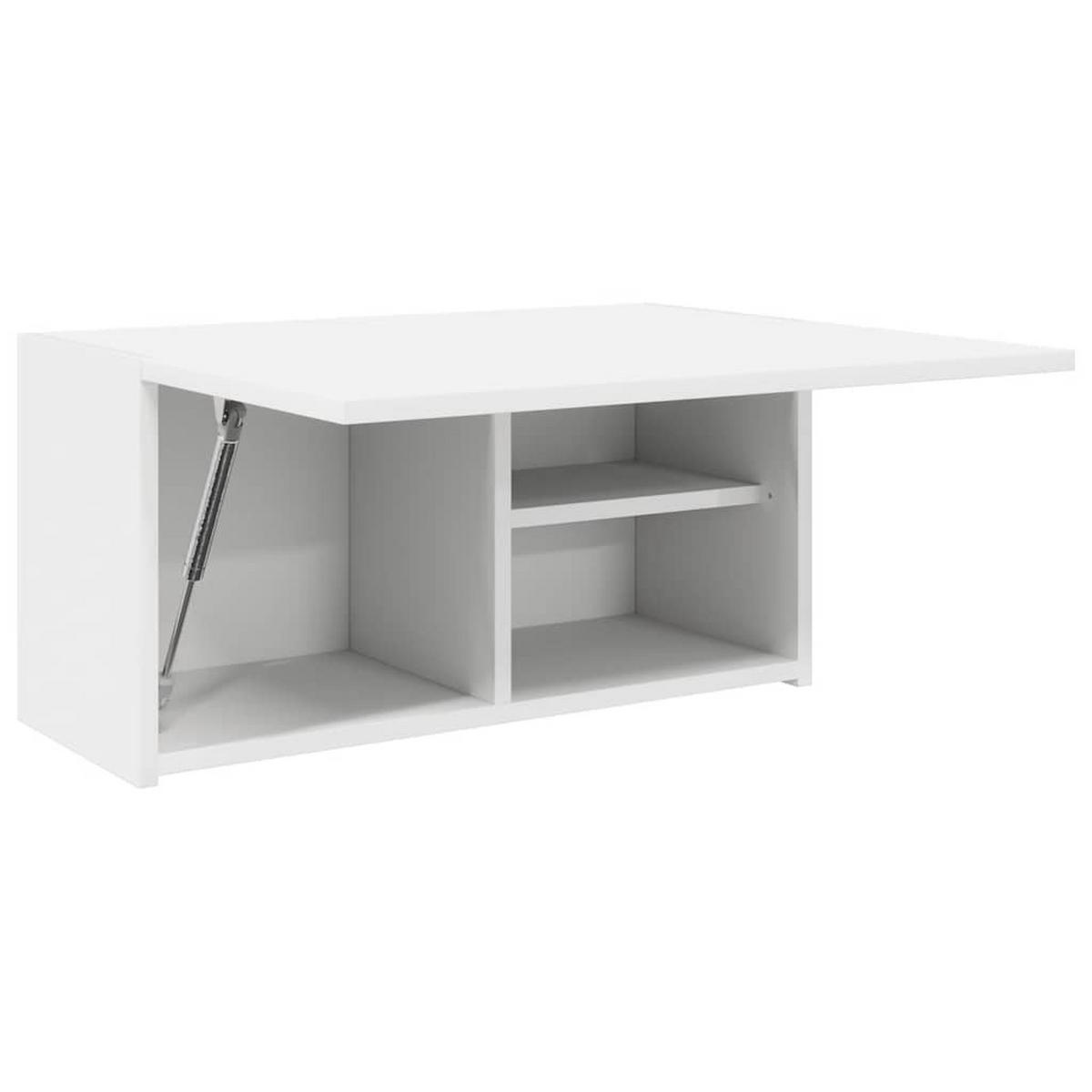 BAD-WANDSCHRANK Weiss 60/25/30 Cm Holzwerkstoff - Weiß, Holzwerkstoff (25/30/60cm) - vidaXL