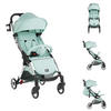 BUGGY Cloe bis 22 kg grün Aluminiumrahmen faltbar Getränkehalter - Pastellgrün, Metall (72/43/102cm) - Kikka boo