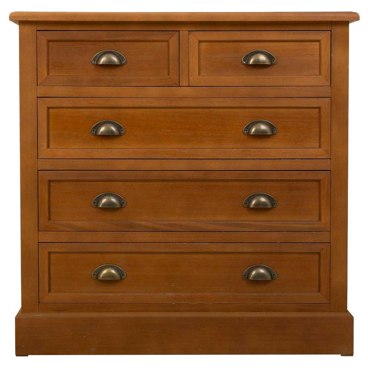 KOMMODE aus Holz 85x45x86 braun - Braun, Holz (85/45/86cm) - Wanderlust