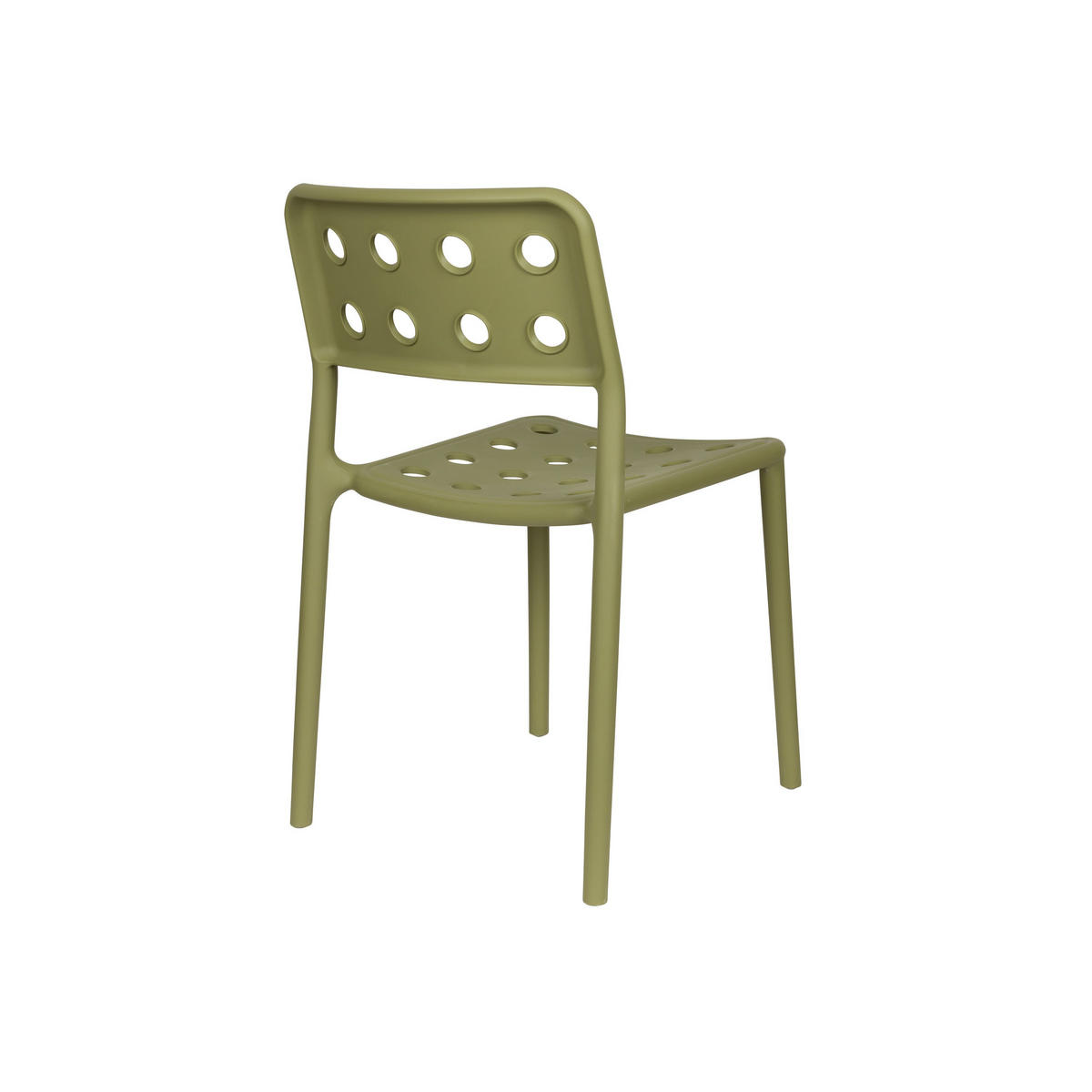 GARTENSTUHL Serra Grün - 4 er Set - Grün, Kunststoff (45.5/80/53cm) - Housecraft Living