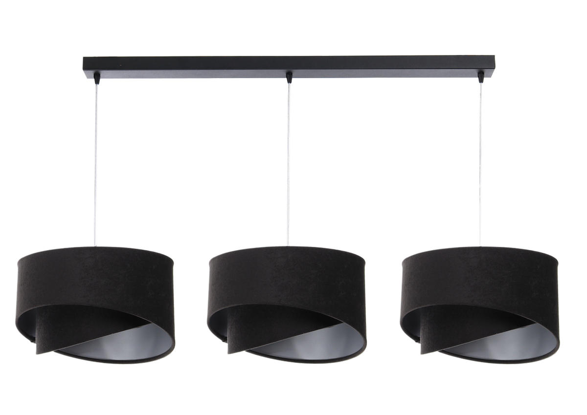 HÄNGELEUCHTE Schwarz 30/18 cm - Schwarz, Kunststoff (30/0.3/18cm) - ONZENO