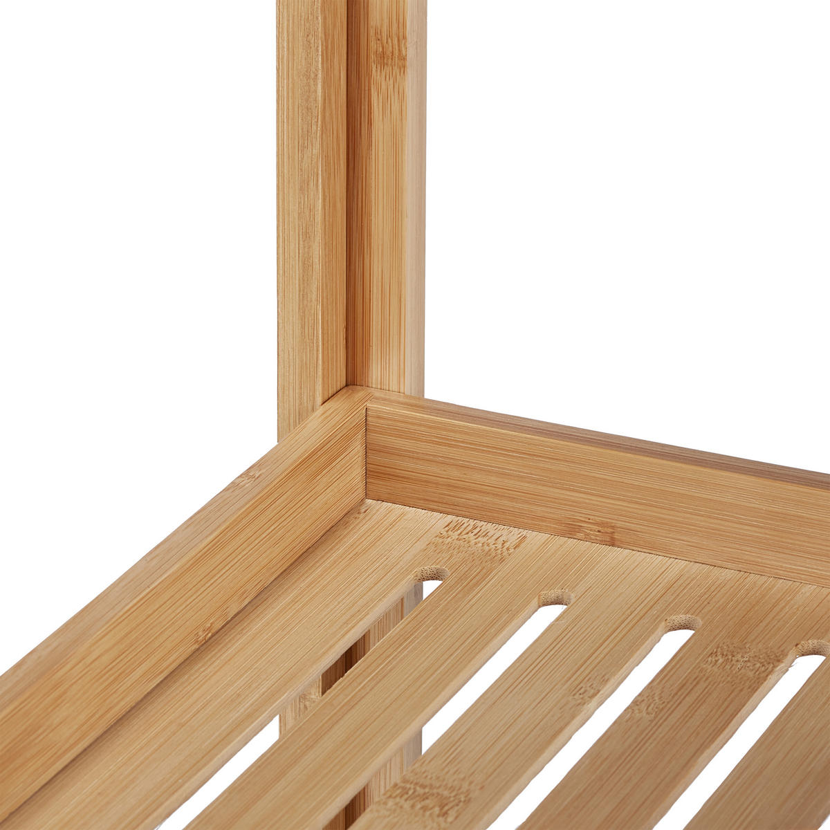 ECKREGAL - Hellbraun, Holz (36.5/90/26cm) - Relaxdays